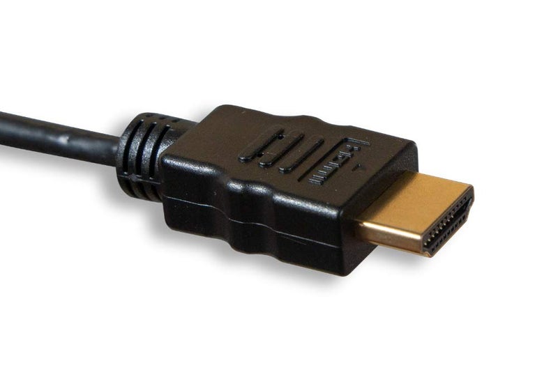 Cablelera Micro HDMI to HDMI 34AWG 1', Black Color (ZC95B1MM-01) - Image 3